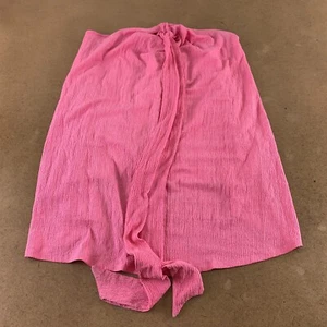 H&M Women's Size Medium Pink Crinkled Halter Neck A-Line Dress NWT - Picture 1 of 8