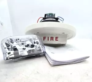 Simplex 4906-9154 Ceiling Mount Speaker Strobe FAST FREE SHIPPING a - Picture 1 of 10
