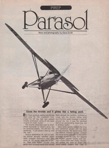 Parasol Aircraft Report 12/7/2022 - Picture 1 of 2