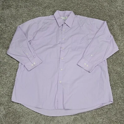 Camisa de vestir para hombre Harve Benard By Benard Holtzman púrpura talla X-grande 17-17 1/2 Foto 1 de 4