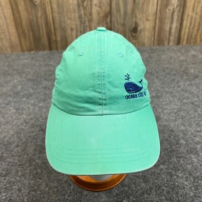 Gorra Kate Lord Ocean City Nueva Jersey Ballena Adulto Ajustable Verde Bordado Sombrero Foto 1 de 4