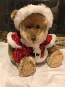 Build A Bear With Santa Outfit Santa Bag With Gold Plush - Box - Picture 1 of 7