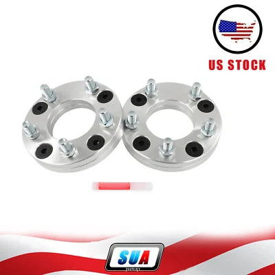 (2) 1" 4x4.5 to 5x4.5 Wheel Adapters 1/2" For Nissan Sentra 82-2008 Altima 93-01 Foto 1 de 4