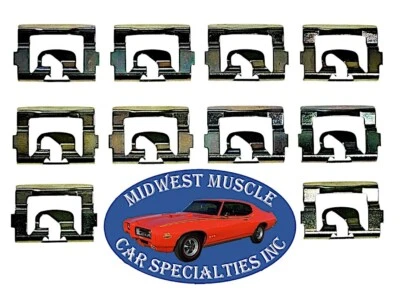 Front Windshield Rear Window Reveal Trim Molding Clips For Chrysler Plymouth J - Image 1 of 4