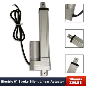 1500N 6" Stroke Linear Actuator Silent Mode DC12V 330LBS Actuator Motor 6 Inch - Picture 1 of 5