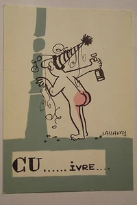 08A28 CARTE POSTALE CPSM ILLUSTRATEUR LASSALVY HUMORISTIQUE - SERIE CU - Picture 1 of 1