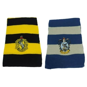 Harry Potter Scarf Hufflepuff / Ravenclaw Cosplay Costume Halloween Fantasy - Picture 1 of 17