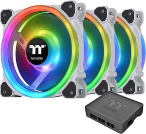 Thermaltake Ring Trio 12 RGB White TT - 3er Pack - Color LED Ring Design *NEU* - Bild 1 von 7