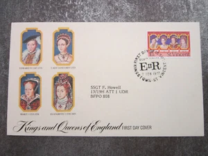 Kings And Queens Of England Silver Jubilee St. Vincent 10c First Day Cover FDC - Picture 1 of 3