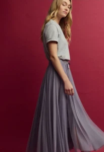 Next Tulle Skirt Blue Grey, Size 10 Women, New With Tags - Picture 1 of 10