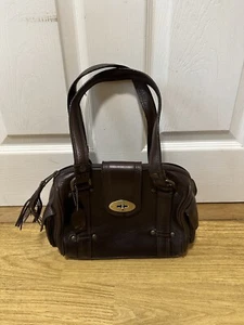 Mulberry Brown Leather Bag - 30 x 20cm - Picture 1 of 8