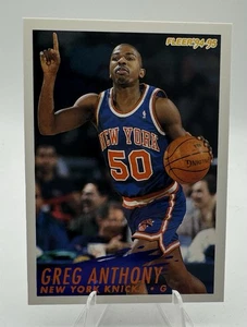 1994-95 Fleer #147 Greg Anthony New York Knicks - Bild 1 von 2