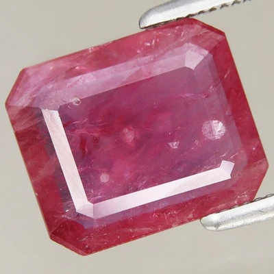 2.41ct t.w 9.6x8.2mm Octagon Natural Heated Red Ruby Mozambique, Africa - Image 1 of 4