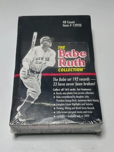 1992 - THE BABE RUTH COLLECTION - Factory Sealed Box! Brand New! Mega cards! - Picture 1 of 7