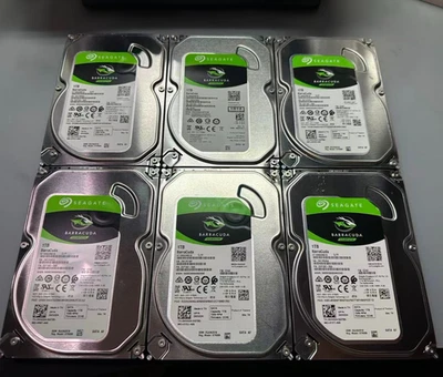 6x Seagate ST1000DM010 1TB 3.5" SATA III  HDD – Tested, Good SMART, Low Hours - Image 1 of 4