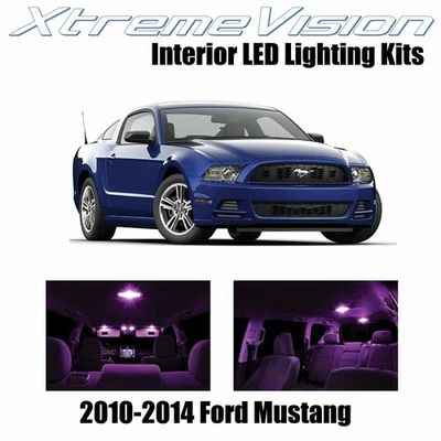 LED interior XtremeVision para Ford Mustang 2010-2014 (5 piezas) rosa Foto 1 de 4
