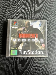 Resident Evil 3 Nemesis PS1 PAL Complete With Manual Black Label  - Picture 1 of 4