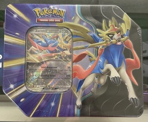 Pokemon Slashing Legends Tin Box - Zacian ex -New & Sealed! - Picture 1 of 2
