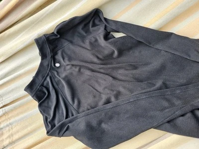 Suéter Top Mammut Para Hombres Mediano Deletreado Nieve Cremallera Manga Larga Negro Foto 1 de 4