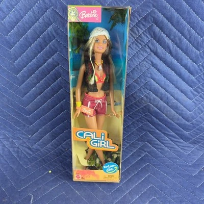 Barbie Cali Girl Doll With Surf Story 2003 Mattel New In Box