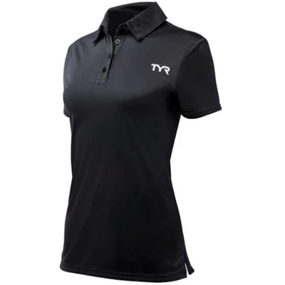 Camisa polo para mujer TYR Alliance Victory Tech negra - TFPOLF6A - talla XS - $40 Foto 1 de 4