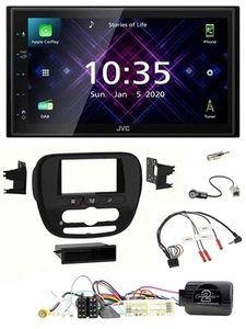 JVC DAB 2DIN Lenkrad Bluetooth USB Autoradio für Kia Soul 2017-2019 piano Naviga - Bild 1 von 12
