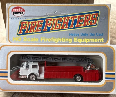Model Power 7767 Firefighting Equipment Aerial Hook Triple Ladder HO Scale NIB - Image 1 of 4