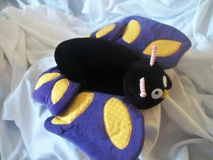 Papel Plüsch Geschenkartikel Flatter Stofftier Biene/Schmetterling lila/gelbe Flügel - Bild 1 von 4