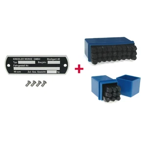 Typenschild + Schlagzahlen + Buchstaben für Kreidler Florett RS RMC LF LH RM GT - Bild 1 von 1