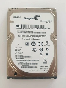 ST9500325ASG, PN: 9KAG34-043, SN: 5VE, WU,FW: 0009APM1, Seagate 500Gb 2.5" HDD - Picture 1 of 2