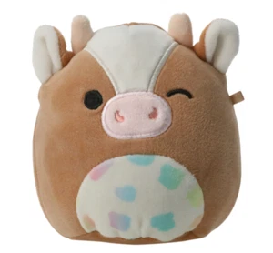 Neu Griella die kleine Kuh Squishmallows 4,5 Zoll Kellytoys weicher niedlicher Plüsch - Bild 1 von 4