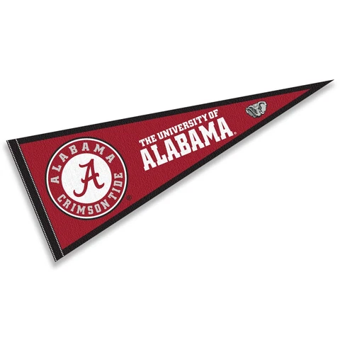 University of Alabama Crimson Tide 12 in X 30 in Circle Logo College Pennant Cover