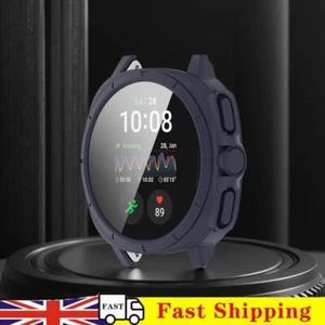 For Samsung Galaxy Watch 7 44mm PC Hard Case+Tempered Glass(Midnight Blue) - Zdjęcie 1 z 9