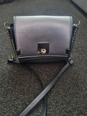 New Look Metallic Blue Bag - Image 1 of 4