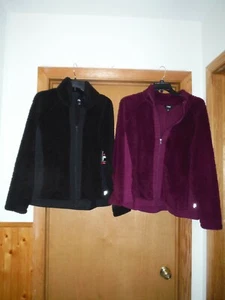 Soft Active Jackets Tek Gear XXL,LG,Full Zip 2 side pockets Plum Allure,Black NW - Picture 1 of 22