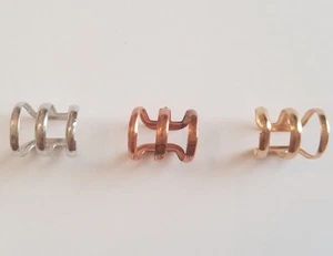 Trending Punk Adjustable Hoop Silver, Gold And Copper Ear Cuff - Picture 1 of 8