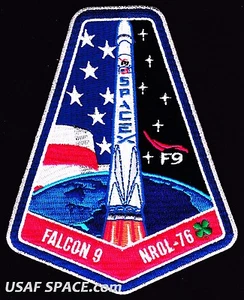 Authentic NROL-76 USAF DOD NRO CLASSIFIED SATELLITE SPACEX FALCON 9 Launch PATCH - Picture 1 of 5