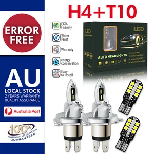 CANBUS 6500K LED Headlight Bulbs Globes H4 For Suzuki Swift GTi Hatchback 1990 - Picture 1 of 19