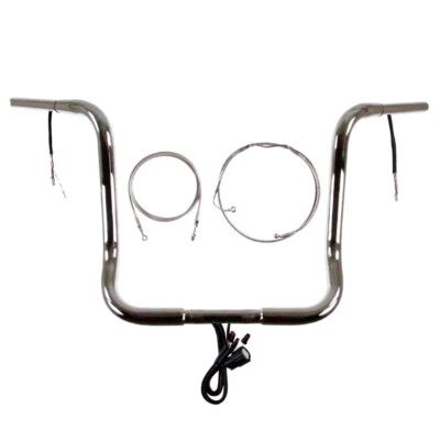 Kit de barra precableada 1 1/4" cromada 16" Harley Ultra Classic Ultra Limited 2016-2023 Foto 1 de 2