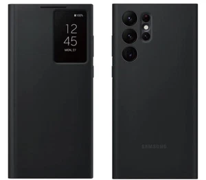 New Original Samsung Genuine Smart Clear View Case EF-ZS908 for Galaxy S22 Ultra - Picture 1 of 2