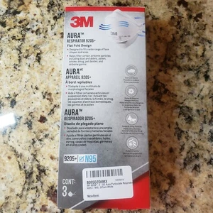 3M NIOSH approved N95 Respirator Masks 3 Pack - Picture 1 of 4