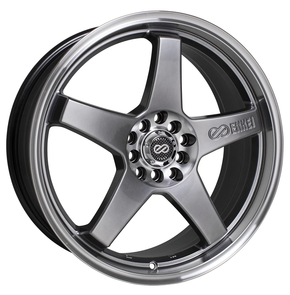 1 llanta Enkei EV5 18x7,5 5x100, 5x114,3 45 mm Hyper Black Foto 1 de 1