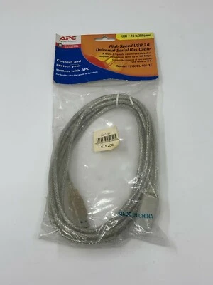 APC High Speed USB 2.0 Universal Serial Bus Cable 10 ft. - Image 1 of 2