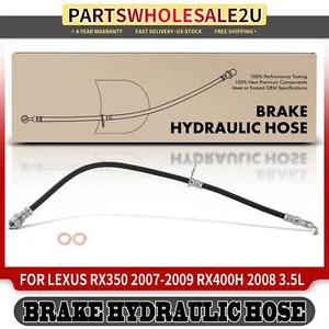 Rear Passenger Brake Hydraulic Hose for Lexus RX350 2007-2009 RX400h 2008 3.5L - Picture 1 of 8