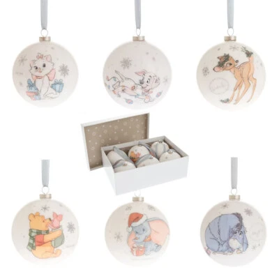 Walt Disney - Magical Beginnings Weihnachtskugeln-Set mit 6 Stück XM9801 *NEU* - Bild 1 von 4