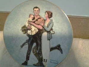 Norman Rockwell Sammelteller, Erster Muttertag 1984 - Bild 1 von 2