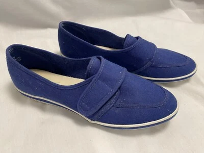 Women's GRASSHOPPERS 7.5 S 2542 Blue Ortholite Casual Slip on Shoes — 第 1/4 张图片
