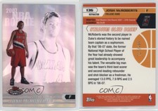 2007-08 Topps Stadium Club Chrome Refractor /999 Josh McRoberts #136 Rookie RC