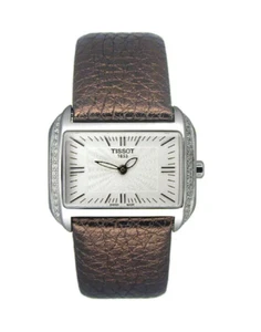 Reloj para mujer Tissot T-Wave esfera plateada bisel de diamantes T023.309.16.031.01 - Imagen 1 de 5