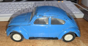 1960s Blue Tonka Volkswagen VW Beetle Bug #52680 Metal 8.5" Pressed Steel AS IS - Picture 1 of 6